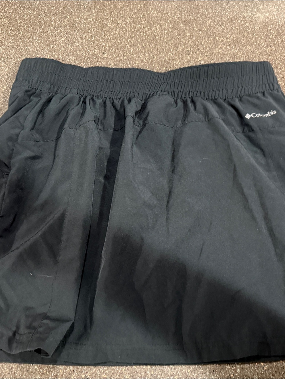 Columbia Black Active Skirt with Elastic Waist